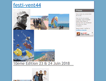 Tablet Screenshot of festi-vent44.com